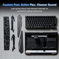 OEM ODM 75 V2 Wireless Gaming Mechanical Keyboard Forged Carbon CNC Aluminum Custom Keyboard TriMode 24G USBC Low Lat