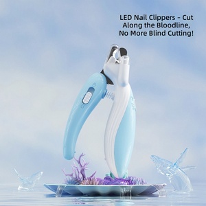 เหมาะสำหรับปลาวาฬมือใหม่ พร้อมไฟ LED, กรรไกรตัดเล็บสัตว์เลี้ยง, อุปกรณ์สำหรับสัตว์เลี้ยง, ผลิตภัณฑ์เพื่อความปลอดภัยและความงามของสัตว์เลี้ยง - Product Image 1