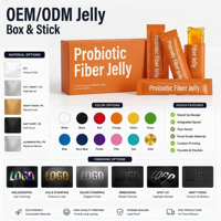 Probiotiques pour femmes en stick de gelée, saveur personnalisée |   Santé digestive féminine, prébiotique FOS |   OEM ODM Marque privée Usine GMP