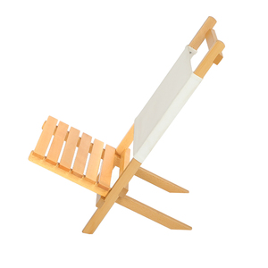 Chaise de plage pliante en bois pour l'extérieur, chaises de plage en bois, chaise de plage en <span class=keywords><strong>toile</strong></span> - Product Image 1