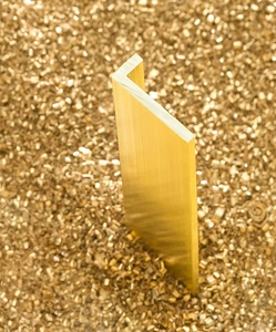 FILTO PROFILES Fabricant vendant des pièces en laiton Matériel d'usinage Angle en laiton 15X15X1Mm à des fins décoratives - Product Image 4