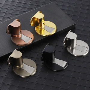 Adjustable Zinc Alloy Door <b>Stopper</b> Floor Mount Minimalist Design Easy Installation For Bedroom Bathroom - Product Image 3