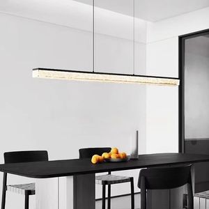 Lámpara de Araña de Diseño Italiano de Alta Gama para Comedor, Moderna, Minimalista, de Cobre, Lámpara Colgante Creativa de Tiras para Comedor - Product Image 1