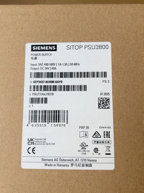 1pc New 6ep3437-8ub00-0ay0 Power Supply 1 Year Warranty Brand and Original One-year
