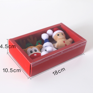 Navidad hombre mascota <span class=keywords><strong>Catnip</strong></span> cachorros de peluche juguetes para perros gatos Kit juguetes suaves para limpiar los dientes juego de juguetes de Navidad - Product Image 2