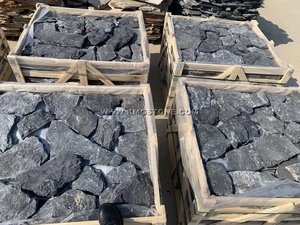 Revestimiento de Piedra Natural Moderna de Alta Calidad, Cuarcita Negra con Superficie Dividida para Paneles de Pared Exteriores - Product Image 3