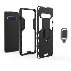 Venta al por mayor TPU PC Ring Holder Kickstand Funda para teléfono móvil para Samsung Note 9 <span class=keywords><strong>10</strong></span> <span class=keywords><strong>Plus</strong></span> A14 A34 A51 A71 A90 Ring holder case - Product Image 6