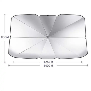 Parasol pliable pour voiture, <span class=keywords><strong>pare</strong></span>-<span class=keywords><strong>brise</strong></span> pliable et résistant aux UV. - Product Image 3