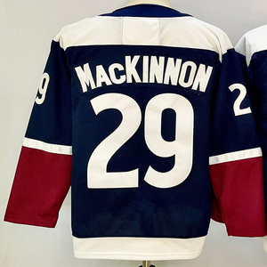 Maillots de hockey cousus pour hommes Nathan MacKinnon <span class=keywords><strong>Martin</strong></span> Necas Peter Forsberg Gabriel Landeskog Cale Makar Joe Sakic Valeri Nichushkin - Product Image 2