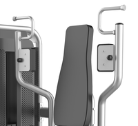 Machine à pectoraux à charges individuelles professionnelle, pour exercices de musculation des pectoraux et des adducteurs, équipement de fitness pour salle de sport