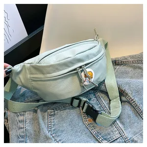 Custom Unisex Mini Crossbody Wallet Utility Belt Pouches Shoulder Travel Waist Pack Belt Bag With Adjustable Strap Small