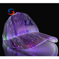 Gorra LED Recargable USB-C para Camioneros, Deportiva, Transpirable e Impermeable, para Correr de Noche, Ciclismo y Trabajo al Aire Libre