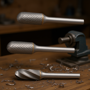 Fresa Rotativa de Punta Esférica Ttake AB8200 de 9.6 mm, Carburo Sólido para Cortar Metal, Madera y Plástico - Product Image 3