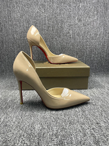 Scarpe da Donna con Tacco a Spillo di Lusso firmate 2025 con Suola Rossa in <span class=keywords><strong>Pelle</strong></span> Nera, Scarpe Eleganti a Punta Comode e Antiscivolo - Product Image 4