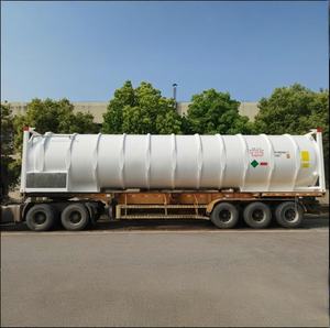 Cilindro Criogénico para Hidrógeno, Precio, 16100 kg, Contenedor ISO para Almacenamiento de LH2 Líquido para Plataforma de Pruebas - Product Image 5