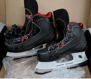 Patins à glace de course en gros pour le hockey unisexe, avec semelle intérieure en carbone et PU, et chaussures de sport en tissu de coton - Product Image 5