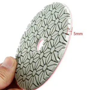 Disque de polissage diamanté humide/sec de 100 mm (4 pouces) – Outil abrasif <span class=keywords><strong>pour</strong></span> ponçage de marbre, granit, béton, comptoirs et pierres – Personnalisable OEM - Product Image 3