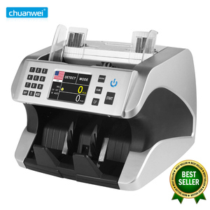 เครื่องนับ<span class=keywords><strong>ธนบัตร</strong></span> AL-185 <span class=keywords><strong>แบบ</strong></span>หลายสกุลเงิน ความเร็วสูง ใส่ธนบัตรด้านหน้า นับมูลค่าธนบัตรแบบผสม นับจำนวนเงินสด - Product Image 5