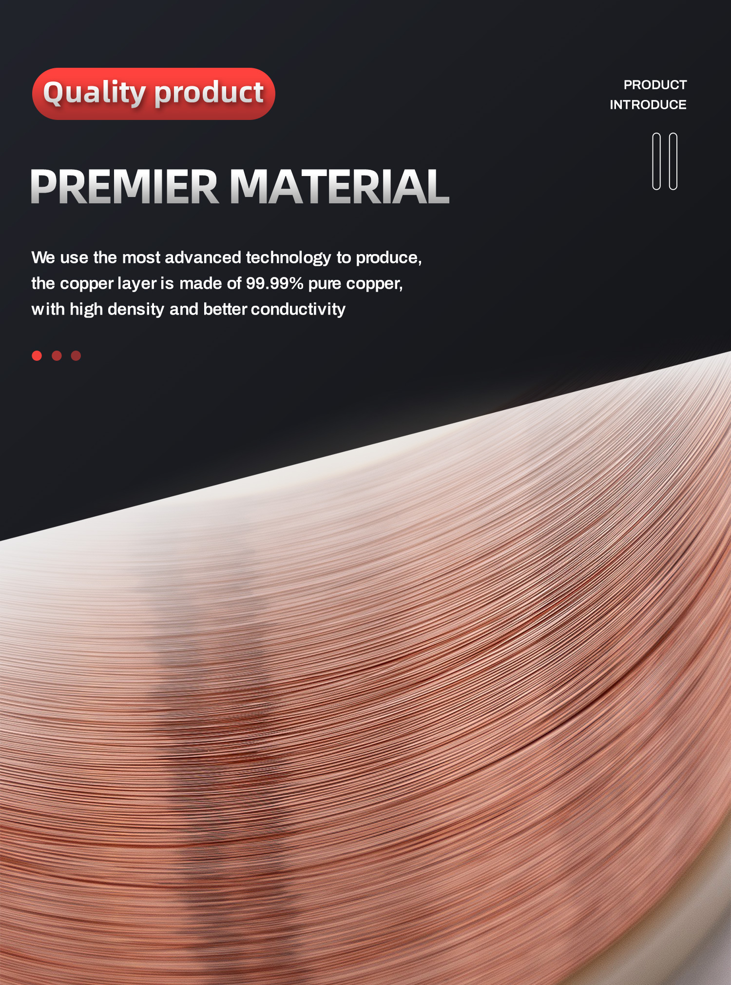 Electrical Industry CCAM CCA Copper Clad Aluminum Wire 0.58mm 0.6mm