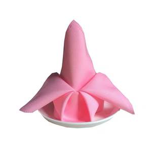 Serviettes en <span class=keywords><strong>tissu</strong></span> carrées <span class=keywords><strong>de</strong></span> couleur unie en gros, décoration colorée, nappe en satin pour restaurant, mariage, hôtel, fête, banquet, cuisine - Product Image 5