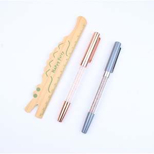 Bolígrafo Publicitario de Metal Color Oro Rosa con Cristal de Diamante, Tinta Azul de 0.5mm, para Fines Promocionales - Product Image 5