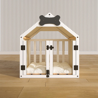 Nouvelle conception, maison pour animaux de compagnie en bois massif, moderne, luxueuse, imperméable, pour intérieur, lit pour chien, nid pour chat, meubles, caractéristique durable, motif imprimé