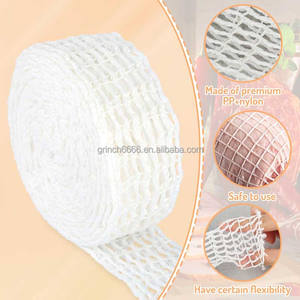 Filet à <span class=keywords><strong>jambon</strong></span> pour fumer 5 m 16 trous Filet à viande rôtie roulée Filet à rôtir <span class=keywords><strong>blanc</strong></span> Élastique Cuisson Fumer Stockage Suspendu Viande <span class=keywords><strong>Jambon</strong></span> Applicateur - Product Image 6