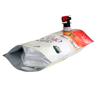 Sacs Doypack imprimés en aluminium 3L 5L 10L avec logo, emballage en plastique jetable certifié ISO9001 pour bière, vin, jus