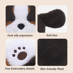 Peluche de Perrito Kawaii Suave, Cómodo para la Siesta en la Oficina, Adorable Peluche de Perro Acostado para Niños y Adultos, Regalo de Cumpleaños - Product Image 5