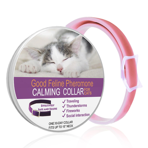 Collar calmante de gato de alta calidad al por mayor, collar calmante de gato OEM/ODM, collar calmante de feromonas felinas para gato - Product Image 1