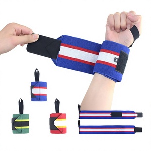 Muñequera Elástica Personalizada para Deportes, Fitness, Levantamiento de Pesas, Banda de Compresión de 8 cm de Alta Elasticidad, Modelo HE-WW-84, Pakistán - Product Image 5