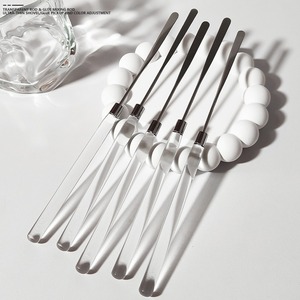 Bâtonnet mélangeur portable en acier inoxydable pour nail art, spatule de fond de teint, outil de réglage pour mélange de colle à ongles et d'huile - Product Image 3