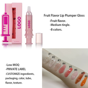 Brillant repulpant extrême pour les lèvres 15ml Hydratant végétalien avec acide hyaluronique Brillant à lèvres de marque privée Améliore le <span class=keywords><strong>volume</strong></span> des lèvres - Product Image 5