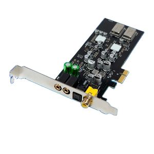 <span class=keywords><strong>Carte</strong></span> <span class=keywords><strong>son</strong></span> HiFi professionnelle SE-CM108AH-HiFi PCI Express CM108AH 7.1 canaux, fibre optique interne, coaxiale, audio numérique - Product Image 1