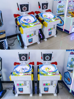 Machine de jeu à œufs torsadés en métal, version anglaise, pour 6 ans et plus, distributeur de jeux d'arcade pour centre de jeux, paiement par pièces