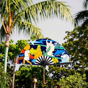 Wholesale Custom Personalized <b>Large</b> Plastics Hand <b>Fans</b> Logo Printed Dancing Clack <b>Fans</b> for Hand Held Parties Crafts - Product Image 2