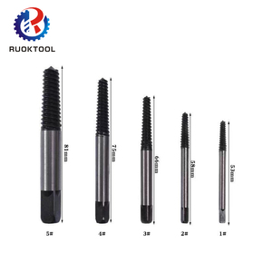 RUOKTOOL Set di 5 Estrattori <span class=keywords><strong>per</strong></span> <span class=keywords><strong>Viti</strong></span> Danneggiate o Rottamate in Acciaio ad Alto Tenore di Carbonio, 3-18mm - Product Image 3