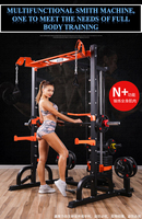 Équipement de fitness multifonctionnel pour sports à domicile Fashion Smith Machine Squat Rack Bench Press Haltérophilie Bed Gantry Bodybuilding
