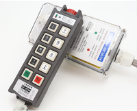 Control Remoto para Grúa de Torre, Impermeable IP66, 8 Botones, Una Velocidad