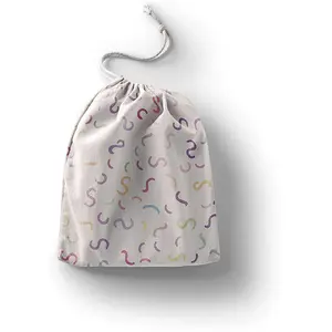Bolsas de tela de algodón con impresión de logotipo personalizado, bolsa de regalo pequeña con cordón para regalo de boda