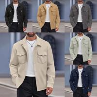 Veste de sport réversible imperméable respirante à manches régulières en tissu épais de couleur unie pour homme, personnalisable avec votre logo, séchage rapide