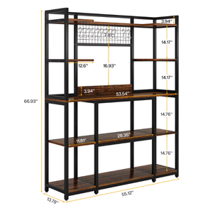 Porte-vêtements en bois Portable chaussures et sac support de rangement porte banc organisateur armoire moderne pour faire du shopping avec siège - Product Image 6