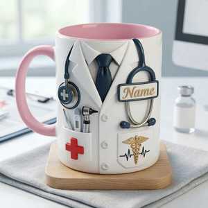 <span class=keywords><strong>Tasse</strong></span> à café décorative en céramique Lady Wind Design, compatible lave-vaisselle et micro-ondes, idéale <span class=keywords><strong>pour</strong></span> un cadeau de la Journée des infirmières - Product Image 3