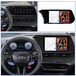 Radio para Auto <span class=keywords><strong>Hyundai</strong></span> <span class=keywords><strong>I20</strong></span> 2021 de la Serie Katana de 120W <span class=keywords><strong>X</strong></span> 6CH, 8+256GB, Android 14, Reproductor de DVD, Navegación, Multimedia - Product Image 2