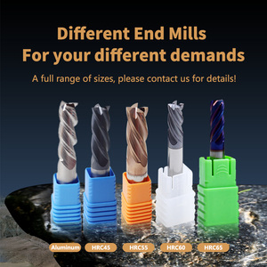 Hrc55 Lathe Tools <strong>Gear</strong> <strong>Cutting</strong> 10Mm Indexable Down Cut Rounding Corner Radius <strong>End</strong> <strong>Mill</strong> - Product Image 6