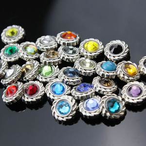 Remaches de Cristal con Pedrería, Remaches Rápidos de Aleación Plateada para Manualidades en Cuero y Bricolaje - Product Image 4