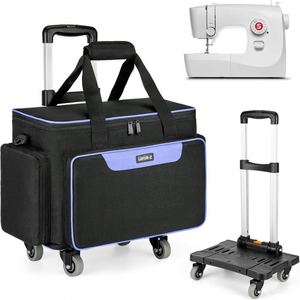 Usine BSCI - Étui de rangement pliable de luxe pour machine à coudre - Valise à roulettes pour machine à coudre - Sac de transport pour machine à coudre - Product Image 5