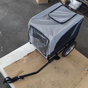 आउटडोर ट्रेलर ट्राली पालतू कार Foldable पालतू कुत्ते साइकिल ट्रेलर पुश ट्राली Foldable बाइक ट्रेलर - Product Image 2
