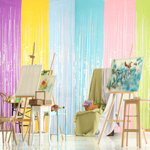Rideau de pluie macaron 1,2 m très populaire, toile de fond colorée pour fêtes, anniversaires, mariages, décoration de la fête des pères - Product Image 3