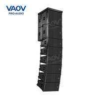 Système de sonorisation professionnel avec enceintes line array doubles de 10 pouces, enceintes line array pour extérieur, enceintes line array